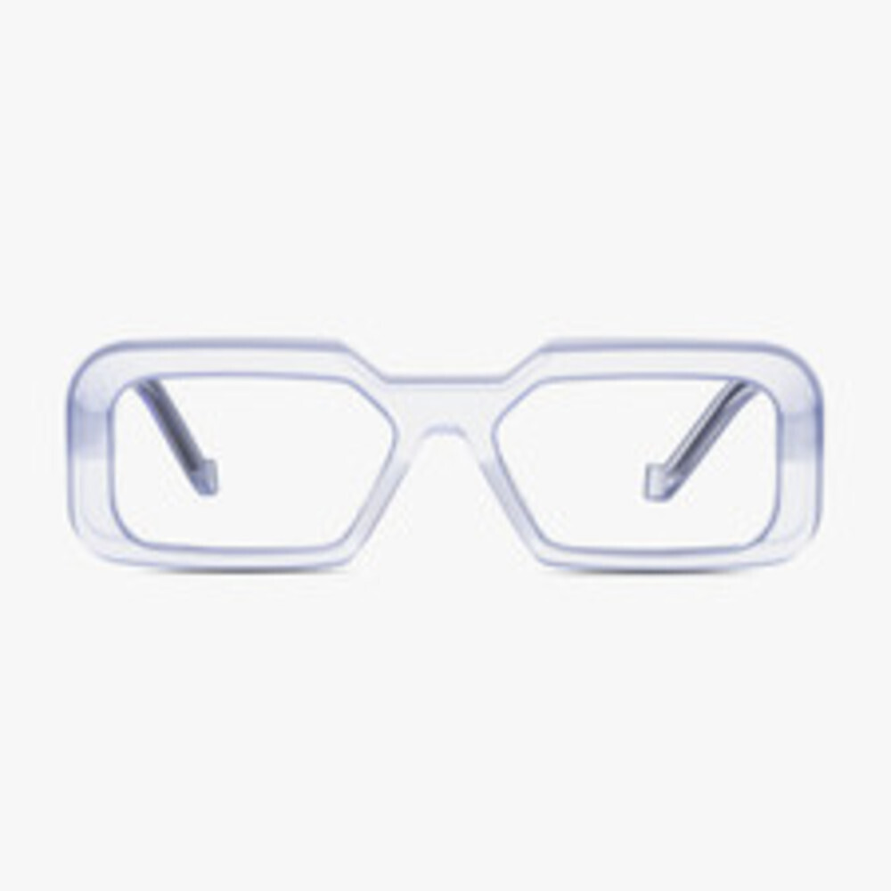NWT Vava WL0051-CRIS-Mat SIL Cristal Matte Silver Hinge Eyeglasses